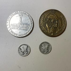 Lot of Vintage Coins 1923 Mercury Dime